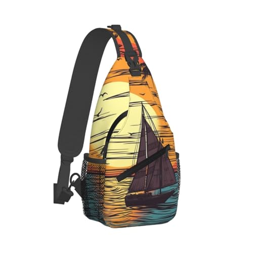 Morrales Small Sling para Senderismo Unisex Negro