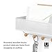 Umbra Estique Entryway Organizer, Great for Storing Keys, Small Accessories, Mail, Wallets and More, White Finish