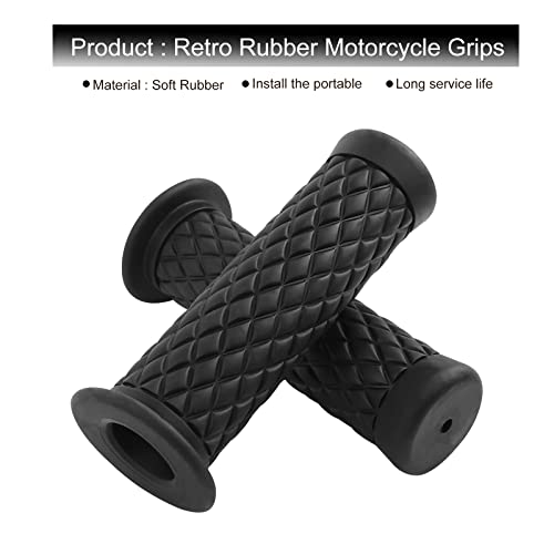 Image of FLYPIG Universal 22mm 7 /8 inch Motorcycle Handlebar Grips Bike Grips Non Slip Rubber Hand Grips for Honda Yamaha Suzuki Kawasaki KLX CRF YZF XR Polaris Arctic Cat Off Road Dirt Bike Handle Grips