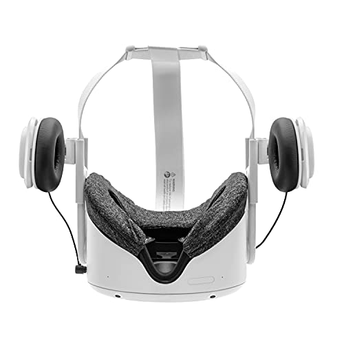 Stereo VR-hoofdtelefoon op maat gemaakt voor Oculus Quest 2 Elite Hoofdband & Originele Hoofd Strap-On Oor Diepe Bas 3D… - Image 5