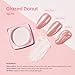 Beetles White Chrome Nail Powder for Gel Nails Pearl Cromer Nail Powder Mirror Effect Nails Gel Polish Glitter Manicure Holographic Pigment Nails Art Design Gifts for Women