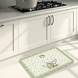 Protection quotidienne contre les déversements : le tapis de cuisine lavable absorbe efficacement les éclaboussures de cuisine ou les empreintes de pas humides pour une utilisation à long terme