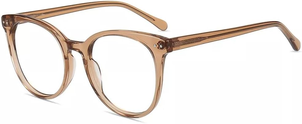 Firmoo Blue Light Blocking Glasses for Women/Men, Round Fashion Retro Computer Anti Glare Anti Eyestrain Eyeglasses