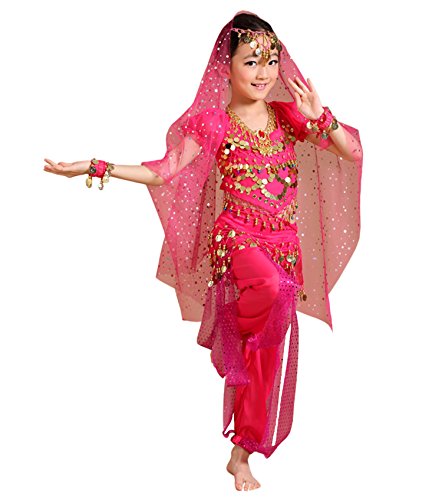 Astage Children Indian Belly Dance Girl Costume Halloween Perform...