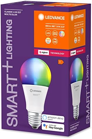 Ledvance Smart Home E27 ZigBee Light Bulb, Rgbw Colour Changing