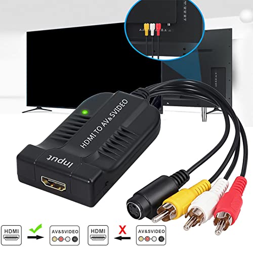 Kokiya Convertitore AV CVBS a HDMI Maschio