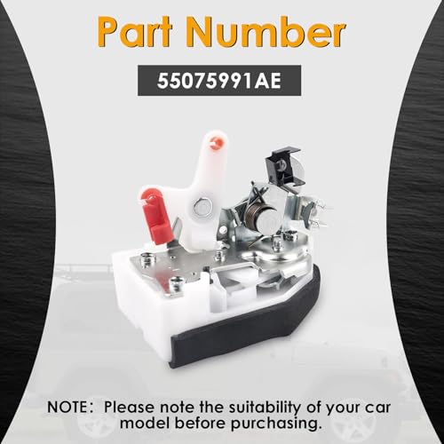 Image of 55075991AE Door Lock Latch Assembly（Front Left ） Compatible with 1997-2002 Jeep Wrangler SE TJ Sport 2.5L&Sahara Sport X 4.0L