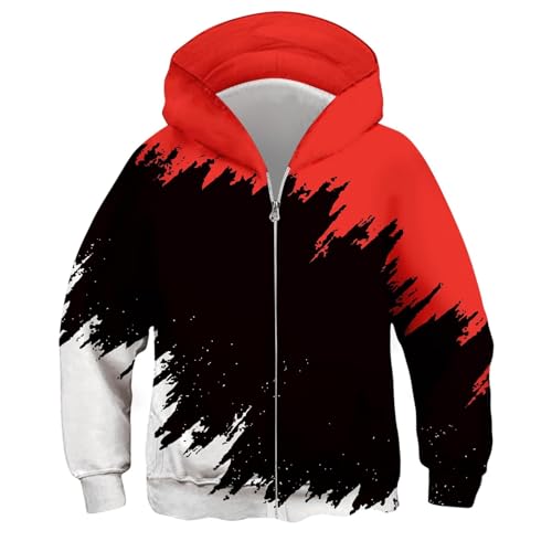 Sweat à capuche polaire garçon vêtement sport enfant manches longues