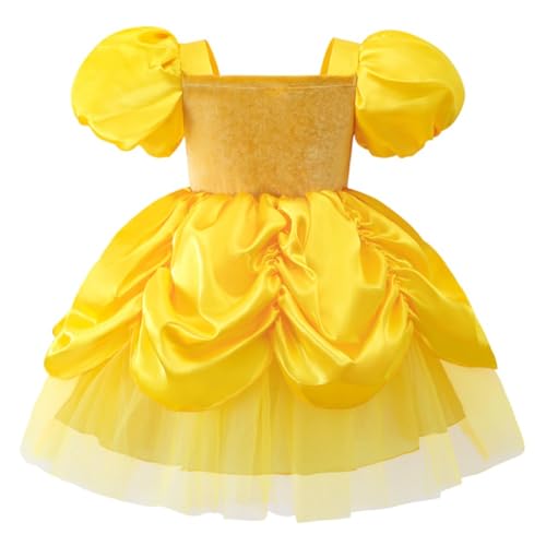 Disfraz princesa para niña pequeña vestido de fiesta miniatura 2