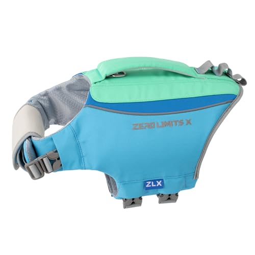 ZLX Hundeschwimmweste – Leichte Schwimmweste Hund aus Ripstop für Kleine, Mittlere & Große Hunde, Rettungsweste Hund mit Griff, Verstellbare Schwimmhilfe für Wasser, Strand & Boot