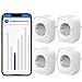 Produktbild GHome Smart Steckdose 16A, Wlan Steckdose 4er Pack, Smart Steckdose Kompatibel mit Alexa Google Home, App Fernbedienung, Stromverbrauch Messen Sprachsteuerung Timer, NUR auf 2.4 GHz WiFi