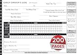  Driver Daily Log Book: Log Book for Truckers with Detailed Driver Vehicle Inspection Report, 200 Pages