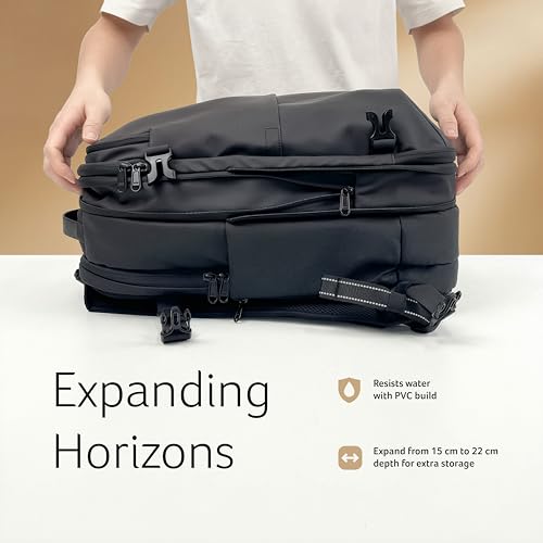 Image of Acer VacuPack Vacuum Backpack I Fit Upto 17.3 Inch Laptops I Expandable Travel Backpack with Built-in Electric Vacuum Pump I TSA Lock I USB Charging Port I Wet Dry Pocket I Anti Theft Pocket