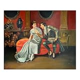 Matériaux et qualité : huile sur toile de haute qualité, technique traditionnelle garantie fabriquée en Italie.