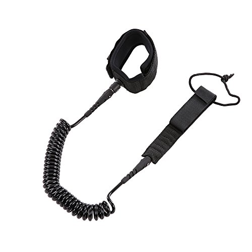 fengny 5,5 milímetros grosso enrolado Leash Cord Bodyboard Bodyboard tornozelo Leash para Paddleboar