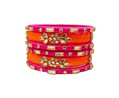 See full amazon price history chart for ANUSHA ENTERPRISES Hand Made Stylish Fancy Festival Silk Thread Stylish Fancy Festival Wear Kundan Stone Bangles set of 6 bangles Orange-PInk (size-2/12) ANUSHA ENTERPRISES Hand Made Stylish Fancy Festival Silk Thread Stylish Fancy Festival Wear Kundan Stone Bangles set of 6 bangles Orange-PInk (size-2/12) (B0C14VZ5Q9) Amazon Price History, Amazon Price Tracker