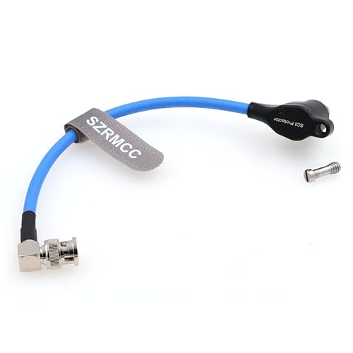 Miniatura 4 de SZRMCC Cable protector SDI 12G 6G HD SDI ángulo recto BNC sobretensión Protector de circuito aislante de video para Komodo ARRI Alexa Sony (codo