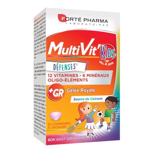 Forté Pharma Multivitamines enfants Multivit Kids à croquer 30 comprimés