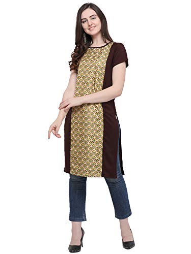 Image of Sanisa Women's Crepe Digital Printed Kurta