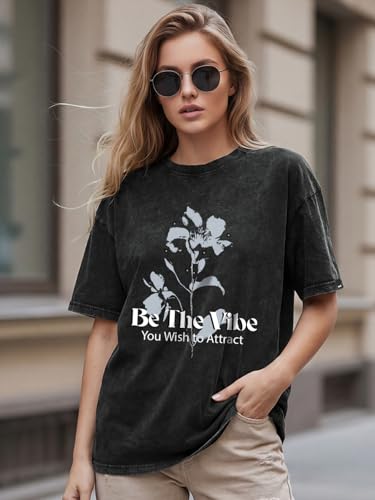 Image of Bewakoof Women's Being Cute is My Super Power Graphic Print 100% Cotton T-Shirt- Oversized Fit, Round Neck, Half Sleeve