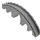 HOLIDYOYO Aquarium Deko Brücke Steinoptik Lebensnahe Landschaftsdekoration...