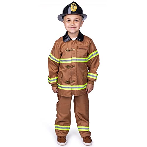 Disfraz de Bombero para Niños Talla Medium miniatura 1