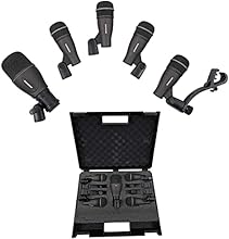 5-piece Drum Mic Kit with 1 Kick Mic 4 Dynamic Microphones Samson Technologies 5-piece drum mic kit One Q71 Kick Drum Microphone with swivel-style mic adapter Four Q72 Instrument Microphones with swivel-style mic adapters and tension-mounted rim clip...