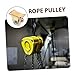 GLEAVI 2pcs Heavy Duty Small Pulley Blocks for Ceiling Mount Cable Pulley Wheels for Track Projects Easy Installation Replacement for Industrial Construction Use