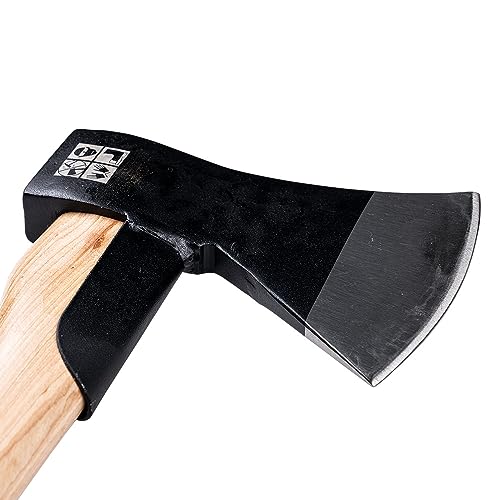 Germania Axt 1250 g mit 64 cm Hickory-Stiel & Stielschutz/zum Spalten von Holz – Bild 4