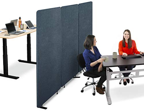 Stand Steady ZipPanels Office Partition | Room Dividers | Three Zip Together Panels