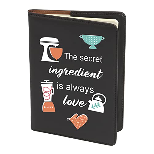 Gzrlyf the Secret Ingredient is always Love Baker Notebook Cover Baking Recipe Journal Pastry Chef Gift Baking Lover Gifts (Notebook)