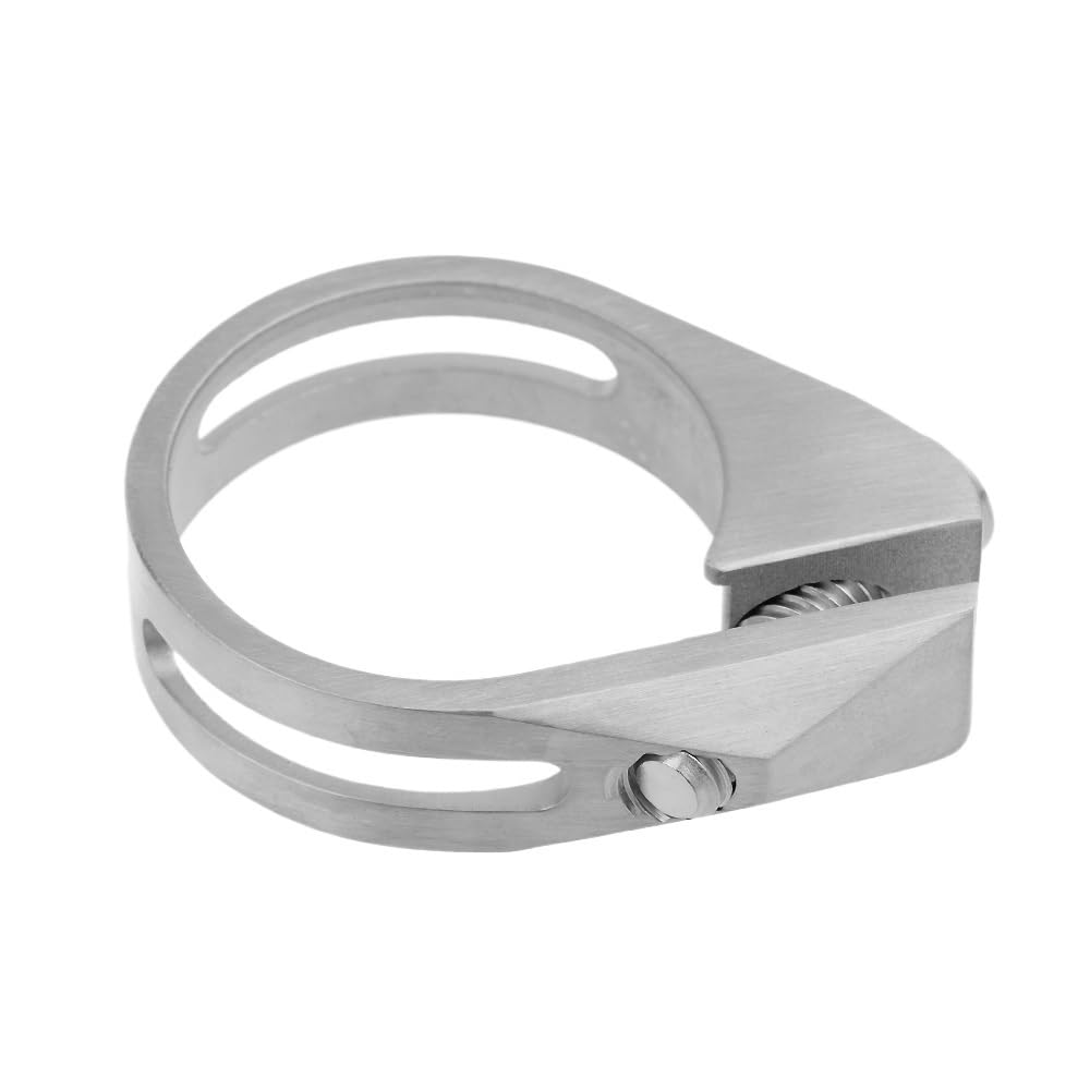 CHENJIAHAO Pinze per Sellino Morsetto reggisella for Bicicletta in Titanio Morsetto reggisella for Bici MTB 34,9 mm/31,8 mm Pinze per Sellino(34.9mm)