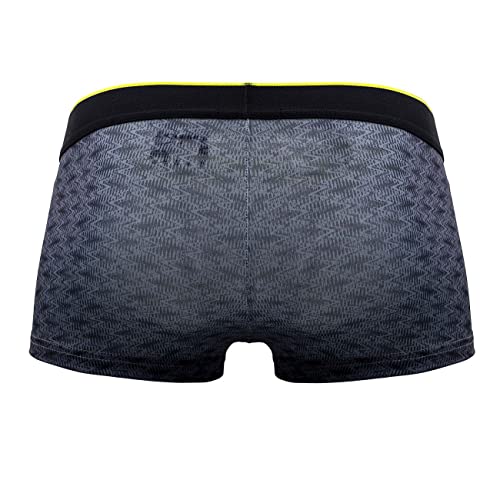Papi Men's Microflex Brazilian Trunk 2 Pack - UMPA048 (Charcoal Graphic, Large)3