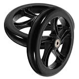WRITWAA 2 Stück Pu Ersatzräder 175mm Geräuscharm Verschleißfest Für Scooter Skateboard Elektroroller Vielseitig Wartungsfrei