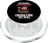 Divertida línea de cruceros Norwegian PopSockets PopGrip para MagSafe