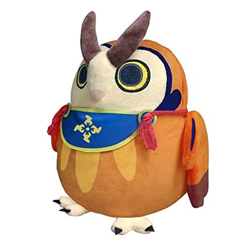 Peluche de felpa Monster Hunter Cohoot CAPCOM con acabados bordados de alta fidelidad