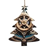 Facile à nettoyer : le pendentif en bois pour sapin de Noël est facile à nettoyer. La poussière peut être enlevée en l'essuyant légèrement avec une serviette sèche ou une serviette en papier. La méthode de nettoyage est simple et pratique et n'endommage pas le pendentif