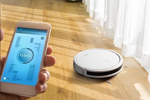 Linsar - Saugroboter ohne Wischfunktion - APP Steuerung - 100 Min Laufzeit - Alexa kompatibel - für Teppich, Tierhaare & Hartböden - Staubsauger Roboter mit Ladestation & Fernbedienung (Weiß)