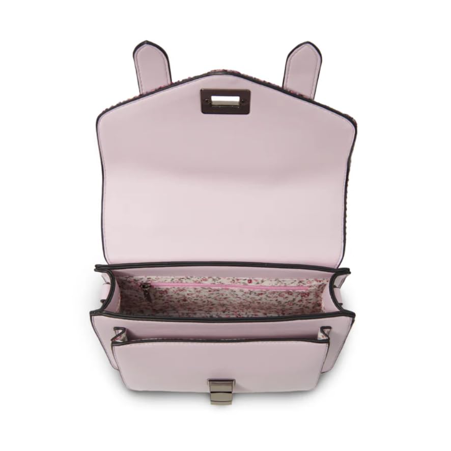 Image of Islander Harris Tweed Mini Satchel, Handbag for Women, Flap and Microfiber Leather