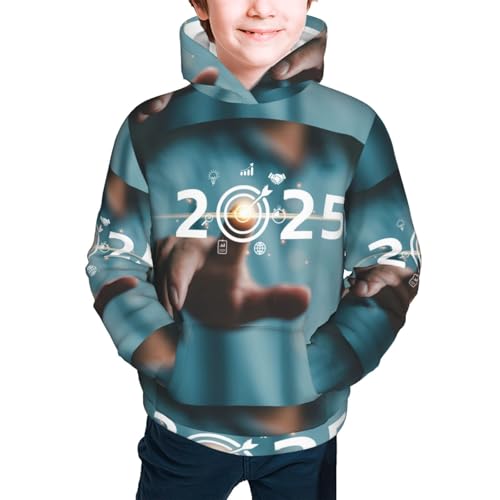 Abstract Broken Pattern Kid Hoodies Boys Sweatshirts Girls Pullover with Pocket3