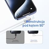 PNGKNYOCN Kabel USB C Power Pigtail 90 stopni, 2 sztuki 20 AWG 5 V, prostopadły wtyk USB C do 2 pinów, goły przewód z otwartym końcem do urządzeń USB typu C, zamiennik do naprawy, kabel DIY (1 m / 3,2