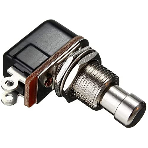 CENPEK 5 Stück E-Gitarren-Effektpedal-Box, Momentaner SPST-Taste, Stomp-Fußschalter