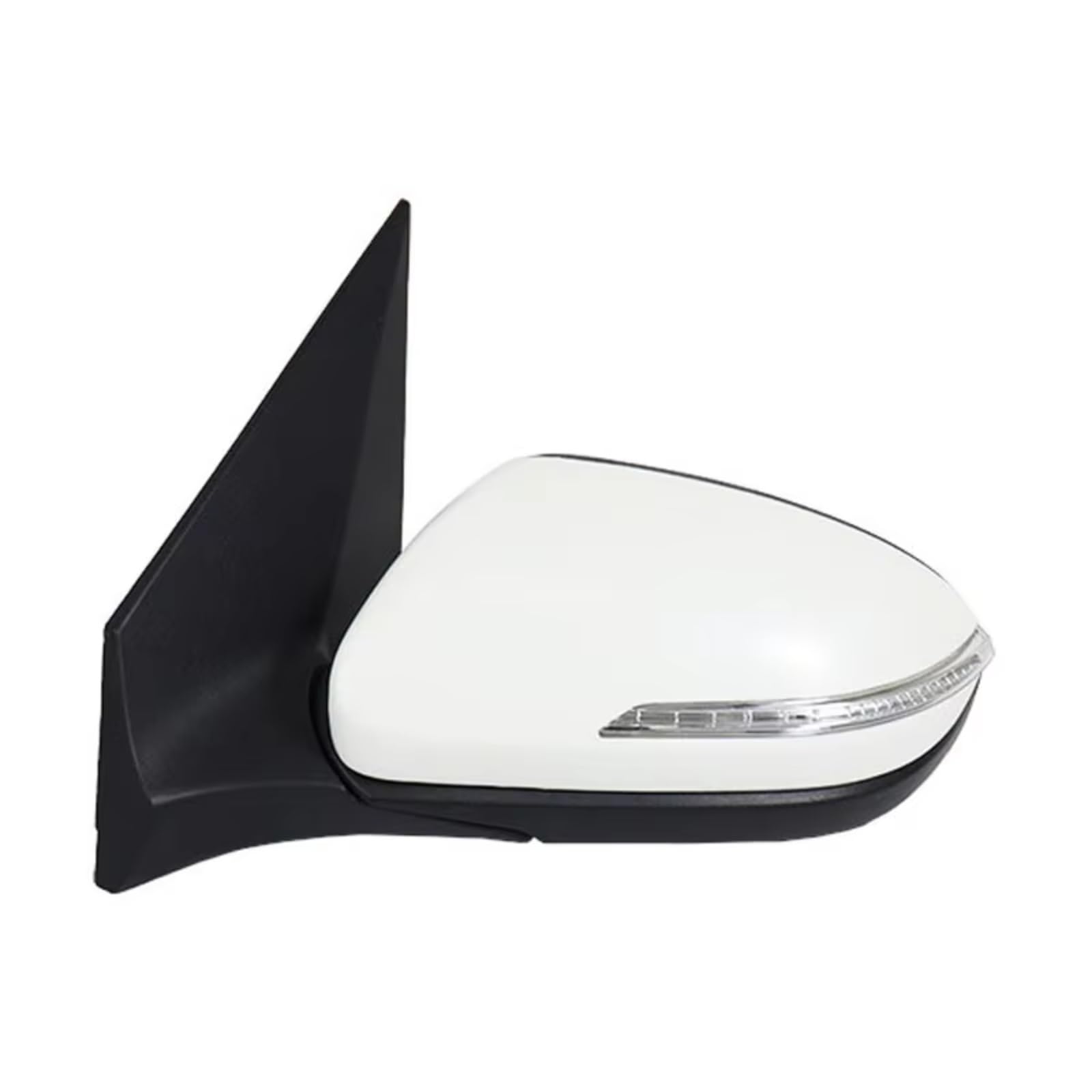 Retroviseur Complet pour Hyundai I20 (2016-2017) Rétroviseur Électrique Pliable Et Chauffant Rétroviseurs Extérieurs(K White 6 pin Left)