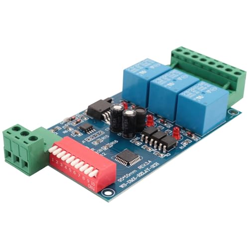 Placa Controladora LED Dmx512 de 3 canales con interruptor de relé integrado 4
