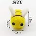 TIHOOD 20PCS Wool Felt Bee Craft Balls Bee Craft Supplies for Baby Shower Gender Reveal Party Nursery Tent Decoration DIY Craft Car Seat Grasping Bead Toys