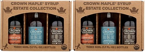 Crown Maple Premium Trio Collection Featuring Amber Color, Bourbon Barrel