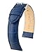 Produktbild HIRSCH Unisex Uhrenarmband Alligator Style Modell Duke 22 mm Blau