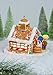 Kurt Adler Battery-Operated Peanuts LED Gingerbread House Table Piece