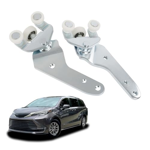 68360-08031 & 68350-08031 Bottom Sliding Door Roller Hinge 1 Pair Left and Right Compatible with 2010-2021 Toyota Sienna Base, L, LE, CE, SE, XLE, XSE, Limited, Platinum 3.5L V6 - Gas