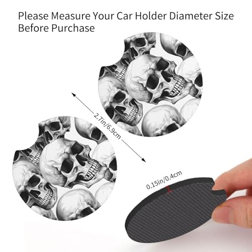 Portavasos para carro de neopreno absorbente 2 piezas miniatura 2